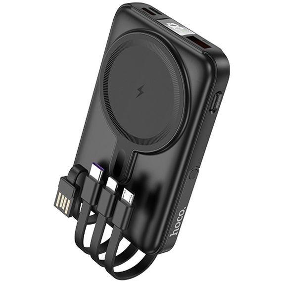 Портативное ЗУ Power Bank Hoco J135 Rico 22.5W+PD20W с БЗУ 10000 mAh Black