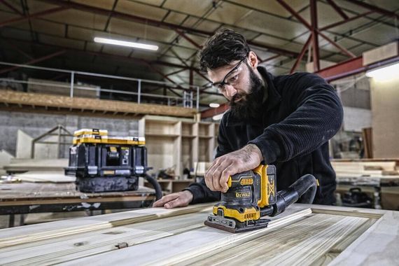 Шлифмашина вибрационная аккумуляторная 115х108 мм DeWALT DCW200N | Зображення 7