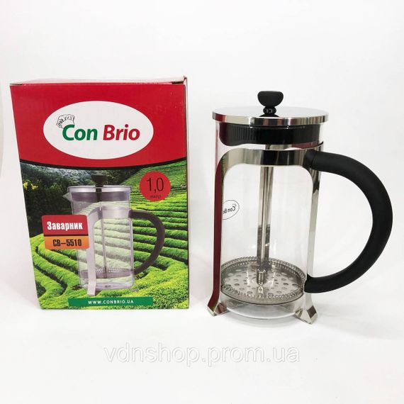 Удобный заварочный чайник из стекла с ситом, Стеклянный заварочный чайник для чая чайники GT-45 | Зображення 6