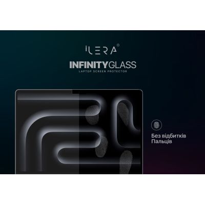Стекло защитное iLera Glass Screen Protector MacBook Pro 14" (ILMCGL02) | Зображення 2