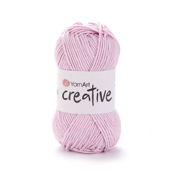Пряжа YarnArt CREATIVE Креатив № 229 рожевий бавовна, нитки для в'язання