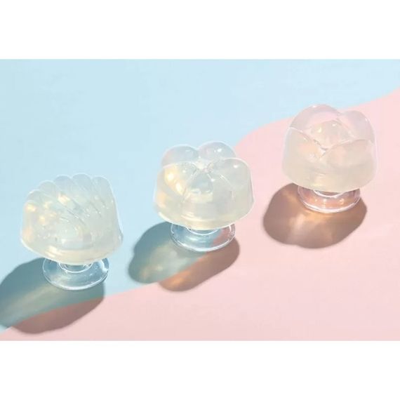 Массажер для клитора рельефный Iroha Petit Lily, белый, 5.3 х 3.5 см sexstyle | Зображення 4