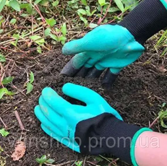 Рукавички пазурі для саду та городу GARDEN GENIE GLOVES | Зображення 3