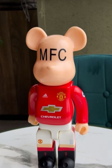 Фигурка Bearbrick MFC дизайнерська статуетка ведмідь Беарбрік 28 см mb040 червоний | Зображення 3