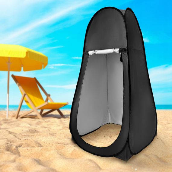 Намет туалет-душ, переодягальня Mountain Goat Pop-Up 200 x 110 x 110 см саморозкладний Black (P-5905973405195) | Зображення 1