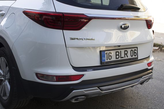 Накладка на задній бампер EuroCap 2015-2018 (ABS) для Kia Sportage рр | Зображення 7