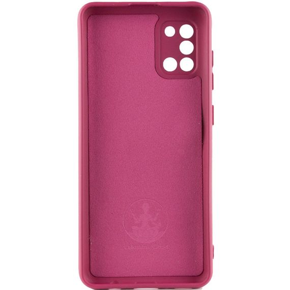 Чохол накладка Silicone Cover Lakshmi Full Camera (A) для Samsung Galaxy A31, Бордовий / Marsala | Зображення 1