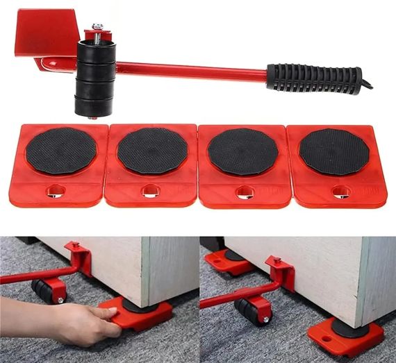 Набір для переміщення меблів та важких предметів MOVING HELPERS 5 предметів | Зображення 1