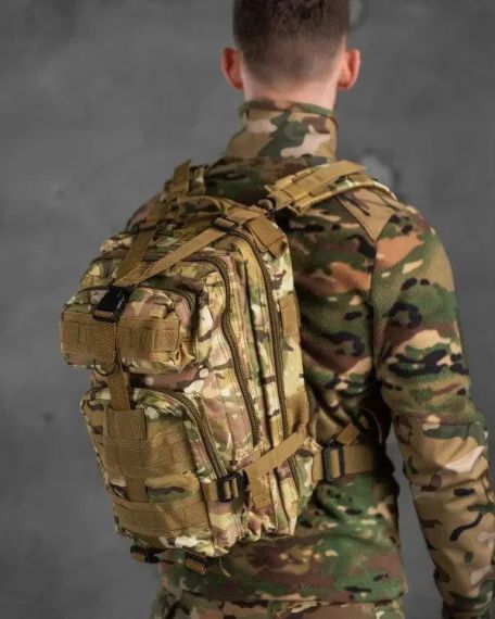 Тактичний рюкзак 30 л MOLLE – Надійний супутник для ЗСУ, туризму та полювання | Зображення 2