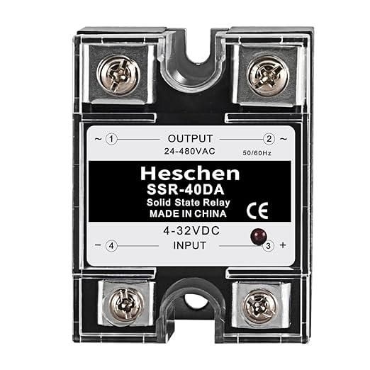Однофазне твердотільне реле постійного/змінного струму, SSR-40DA, вхід 4-32 В постійного струму, вихід 24-4
