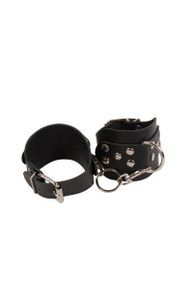 Наручники Leather Hand Cuffs Black sexstyle