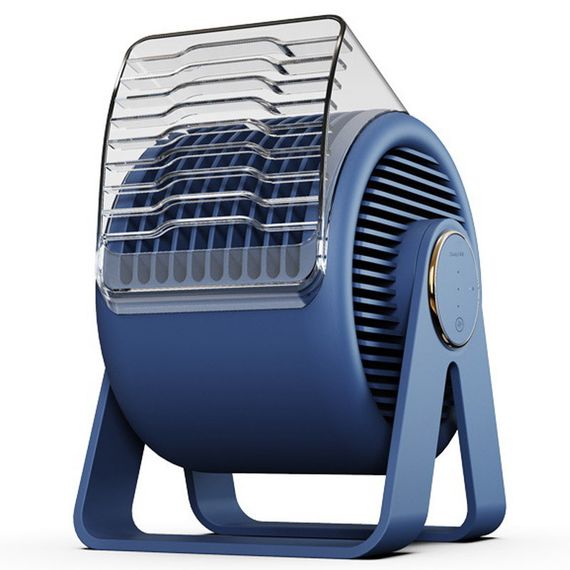 Настільний вентилятор F7-B Snail 2200mAh Blue