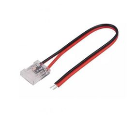 Коннектор PROLUM™ для LED ленты 8ММ (провод + зажим)
