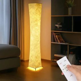 Підлогова лампа з пультом дистанційного керування, 20×20×130 см