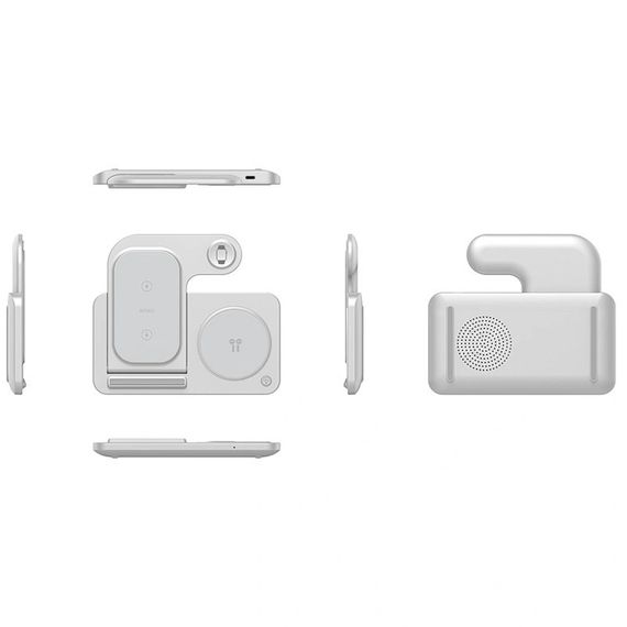 БЗУ WIWU Wi-W020 3 in 1 wireless charger White | Зображення 1