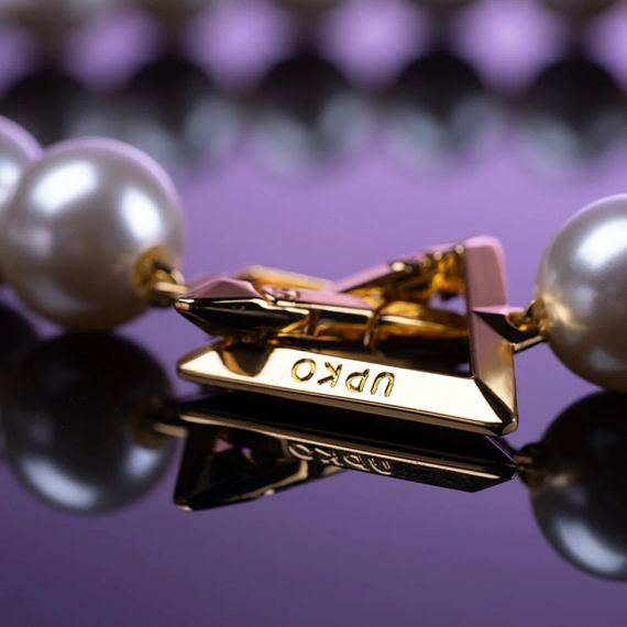 Поножі із позолотою UPKO Moist Eyes перлинні Sex Aura | Зображення 1