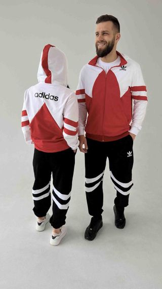 Спортивний костюм унісекс adidas колір червоний | Зображення 1