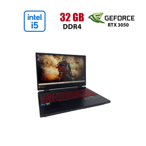 Игровой ноутбук Acer Nitro 5 / 15.6" (1920x1080) IPS / Intel Core i5-12450H (8 (12) ядер по 3.3 - 4.4 GHz) / 16 GB DDR4 / 1000 GB SSD / nVidia GeForce RTX 3050, 4 GB GDDR6, 128-bit / WebCam б/у