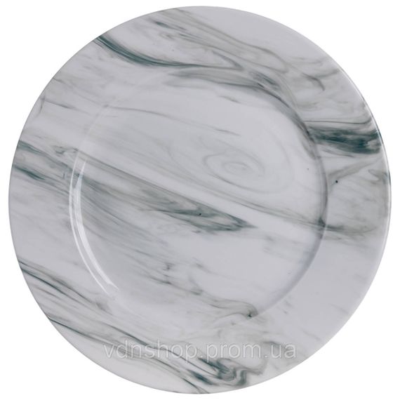 Столовый набор посуды тарелок и чашек 16 предметов на 4 персоны Marmor фарфоровый, обеденный столовый сервиз тарелок MD-16-2G | Зображення 3