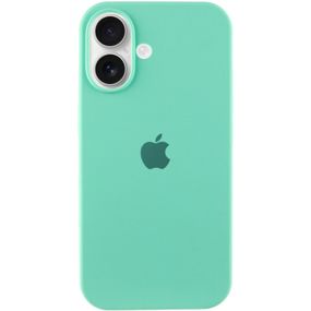 Чохол Silicone Case Full Protective (AA) для Apple iPhone 16 (6.1") Бірюзовий / Marine Green