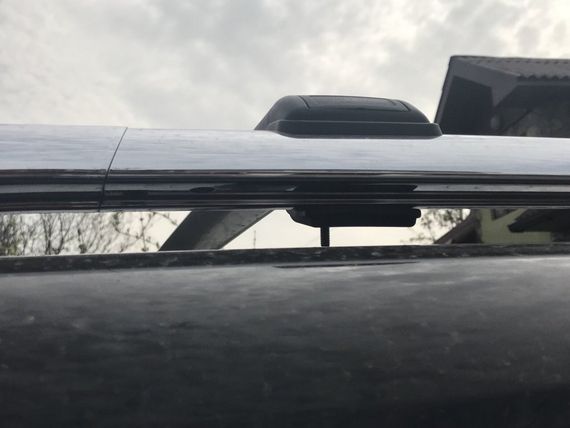 Перемички на рейлінги під ключ (2 шт) Чорний для Mercedes GL сlass X164 | Зображення 7
