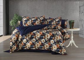 Постельное белье Moss Digital Satin 200 x 220 см Sultan Lacivert