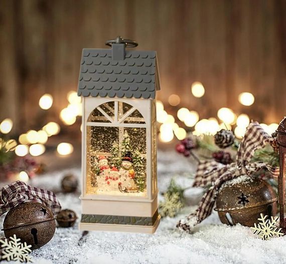 Новорічний нічник-ліхтар з ефектом метелика XMAS WDL-24074B (47704-10099_818) | Зображення 5