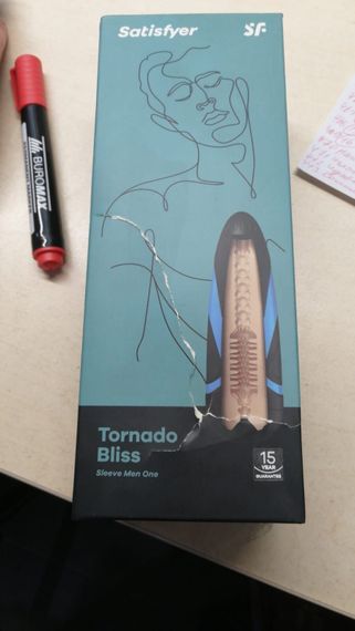 Запасний рукав-вставка для мастурбатора Satisfyer Men TORNADO BLISS (пошкоджена упаковка!!!) | Зображення 1