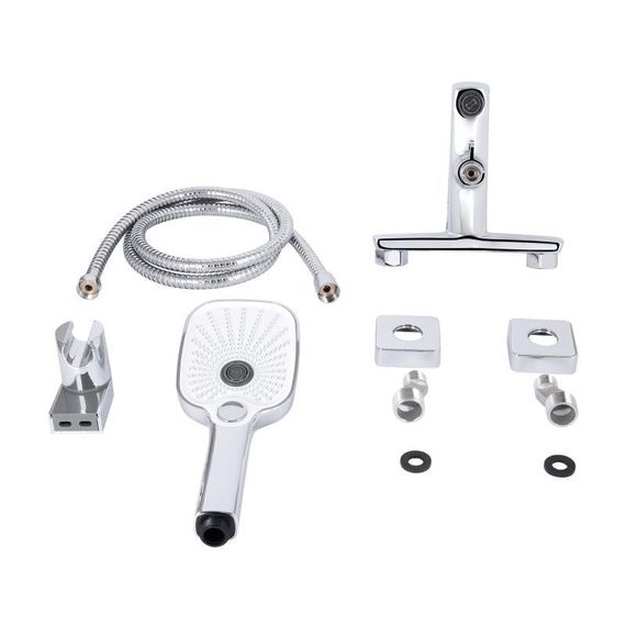 Смеситель для ванны Qtap Tern (c душевым гарнитуром) QTTER259CRM47586 Chrome | Зображення 6