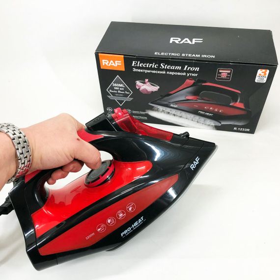 Эффективный утюг для одежды RAF, Утюг паровой для деликатной глажки Керамический глажки YD-18 | Зображення 3