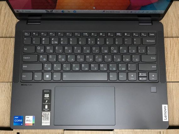Ноутбук-трансформер Б-класс Lenovo IdeaPad Flex 5 14IAU7 / 14" (1920x1080) IPS Touch / Intel Core i5-1235U (10 (12) ядер по 3.3 - 4.4 GHz) / 8 GB DDR4 / 256 GB SSD M.2 / Intel Iris Xe Graphics / WebCam / Fingerprint б/у | Зображення 3