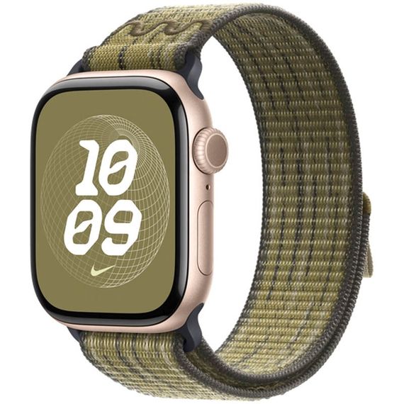 Ремінець Nike Sport Loop для Apple Watch 42(ser.1-3)/44/45/46/49mm Green / Grey | Зображення 1