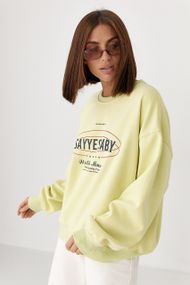 Теплий спортивний світшот із начісом - лимонний цвет, ONE SIZE (є розміри)