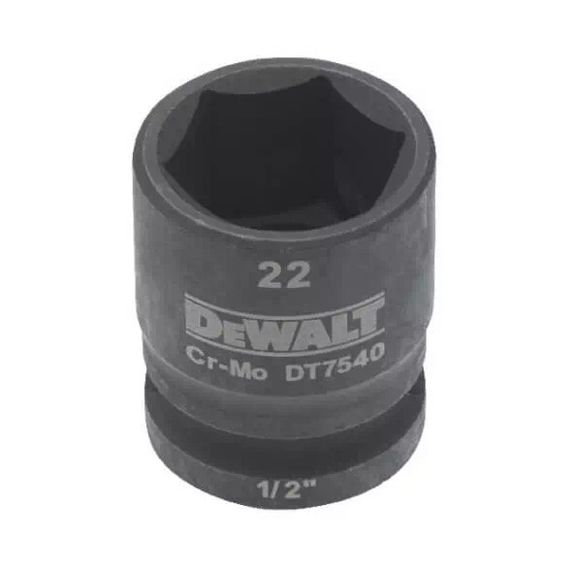 Головка торцева ударна DeWalt IMPACT 1/2" 22 мм (DT7540)