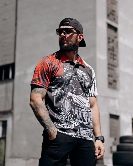 Милитари поло футболка  oblivion  Sniper ПП4697 | Зображення 1