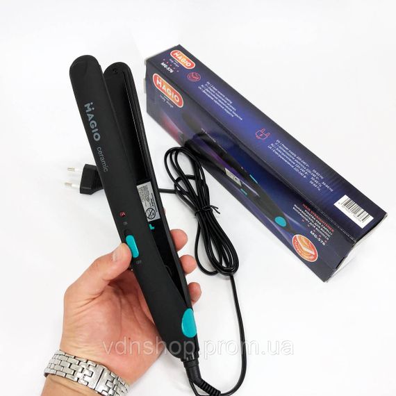 Кращий випрямляч волосся MAGIO MG-576, Плойка праска гофре випрямляч, Вирівнювальна праска для волосся LH-38 | Зображення 4