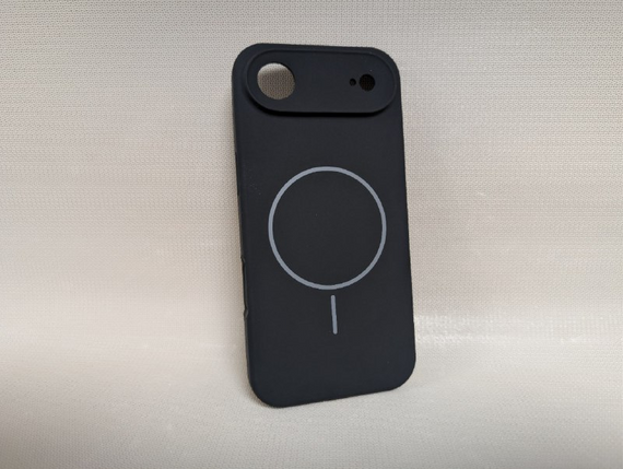 Чохол для iPhone 17 Air / Айфон 17 Аір, Soft Touch, протиударний, MagSafe, чорний