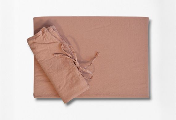 Постельное белье  Issimo Savanna Poplin 200 х 220 см Apricot | Зображення 5