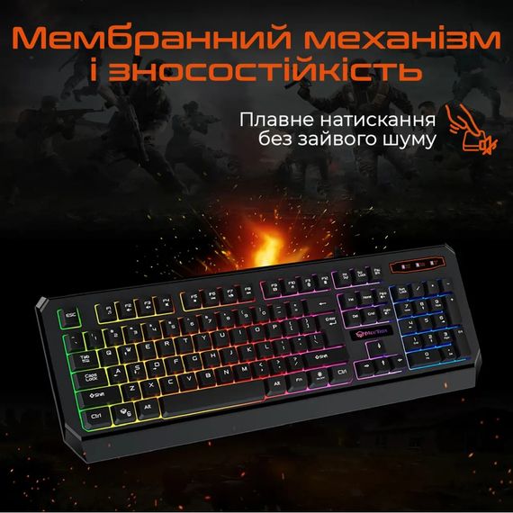 Клавіатура Meetion K9320 USB UA Black (MT-K9320-A-RUA) | Зображення 3