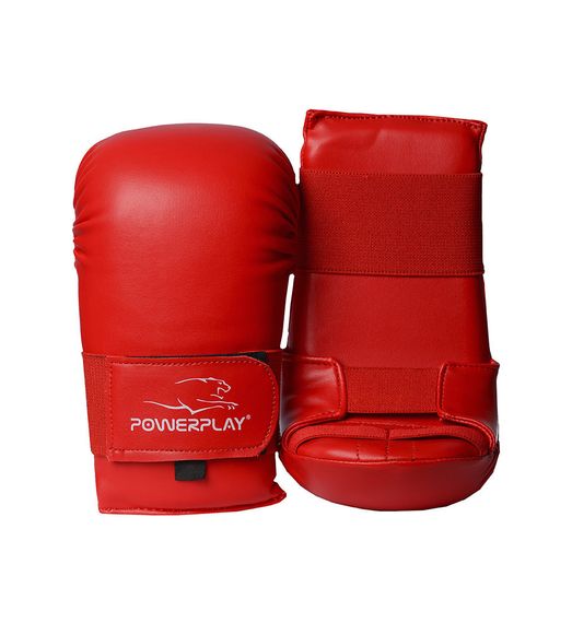 Рукавиці для карате PowerPlay 3027 Червоні L