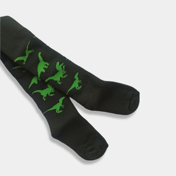 Колготи махрові для хлопчика з малюнком динозавра  Twinsocks