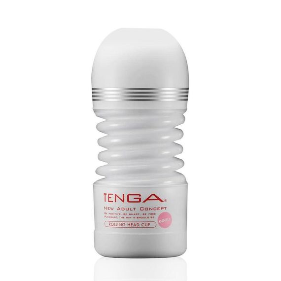 Мастурбатор Tenga Rolling Head Cup (Ніжний): Делікатна стимуляція головки рухомими елементами | Зображення 1