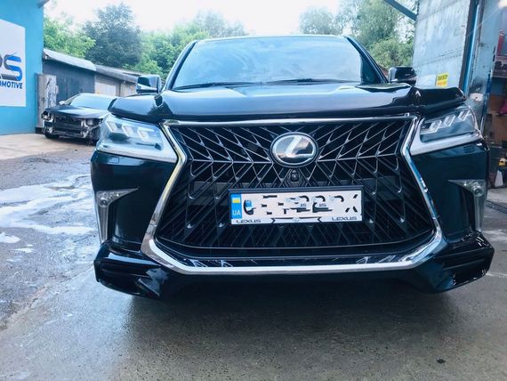 Комплект обвісів (TRD Sport 2017-2020) Білий колір для Lexus LX570/450d | Зображення 8