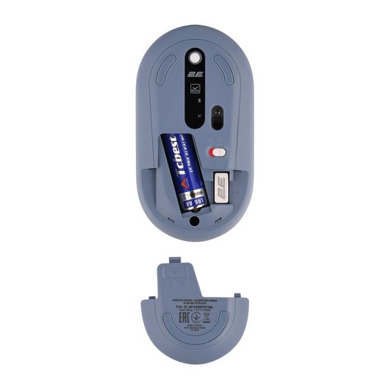 Мишка 2E MF300 PETSCATS Silent Wireless/Bluetooth Blue (2E-MF300WPETSBL) | Зображення 4