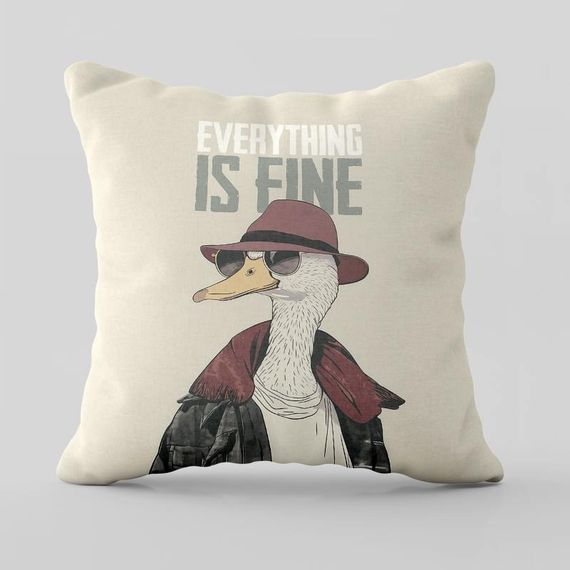 Подушка 3D Everything is fine 28930 50х50 см