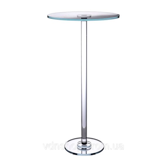 Тортівниця скляна на високій ніжці 30×60 см кругла підставка для торта, капкейків HP-4-88M | Зображення 1