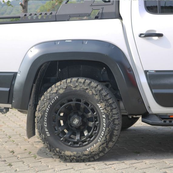 Розширювачі колісних арок EuroCap (ABS, чорні) для Volkswagen Amarok 2010-2022 рр | Зображення 4