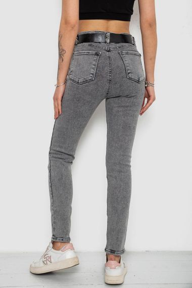 Джинси жіночі Skinny Американки, колір сірий, 244R00970 | Зображення 3