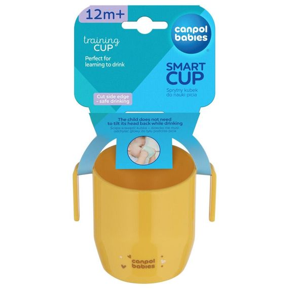 Кружка тренувальна дитяча Canpol babies 74/060_yel Жовтий shop (5903407171104) | Зображення 1