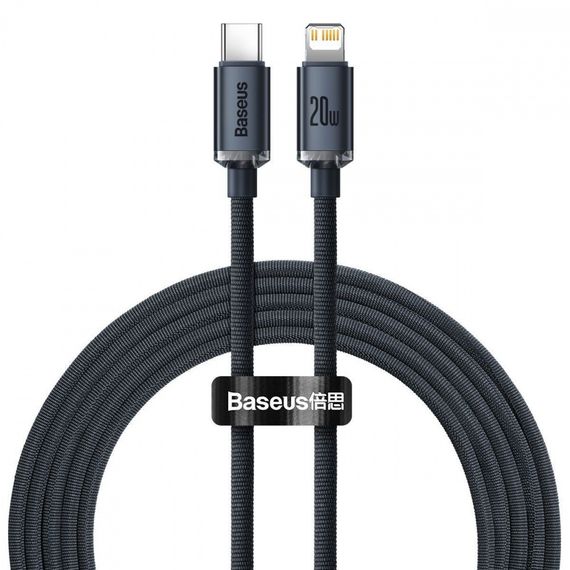 Кабель Baseus Crystal Shine Series Type-C to Lightning 20W (2m) black